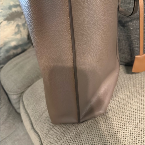 Tory Burch Taupe Leather Tote